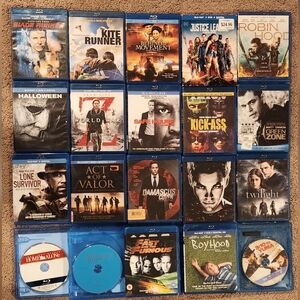 Lot Of 20 Blu Ray Movies Sci-fi Horror Action Thriller Drama